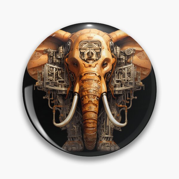 Item preview, "Steampunk Elephant" designed and sold by Art-Vortex-fr.