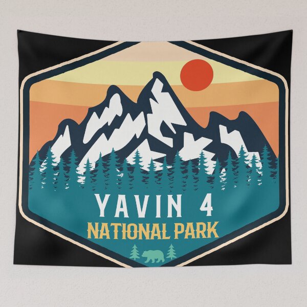 Item preview, Yavin 4 National Park designed and sold by nature-space.
