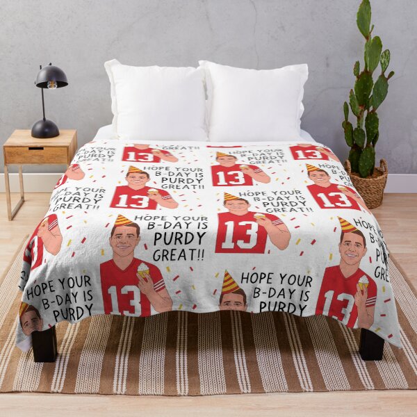 Item preview, Brock Purdy Hope Your Birthday is Purdy Great designed and sold by Curtina.