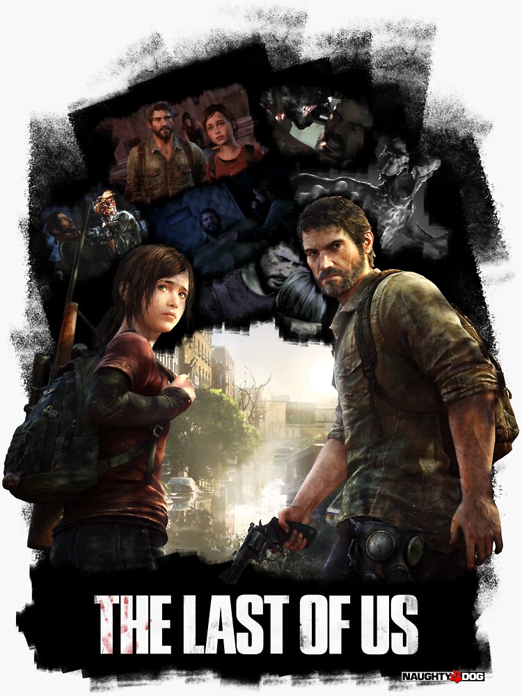 The Last of Us — Ellie & Joel Sticker for Sale by milkuvvay