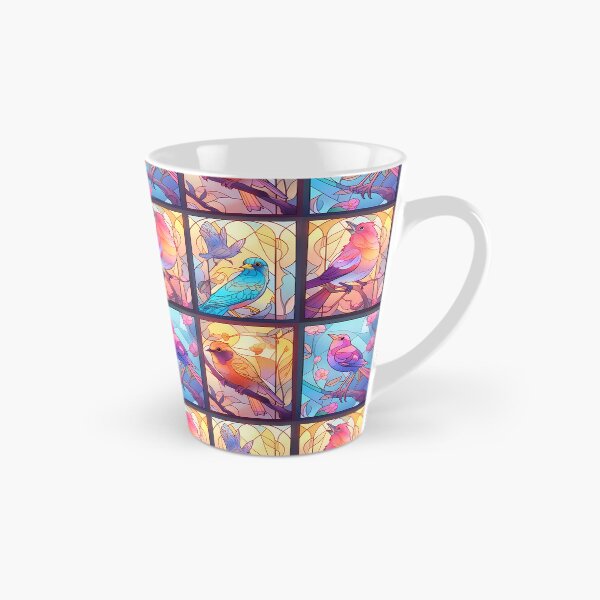 Item preview, Colorful glass stained Birds design  designed and sold by octoboobs.
