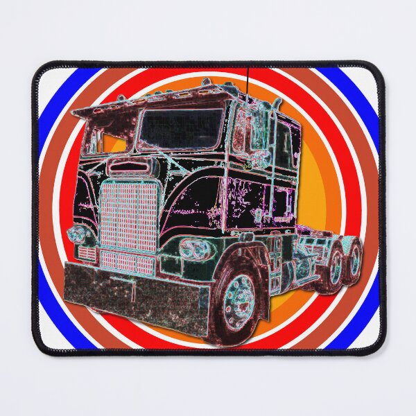 Item preview, Cabover Truck, 18 Wheeler Truck, Vintage Bobtail Truck, Cab Over Trucker designed and sold by BubbaCommerce.