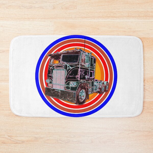 Item preview, Cabover Truck, 18 Wheeler Truck, Vintage Bobtail Truck, Cab Over Trucker designed and sold by BubbaCommerce.