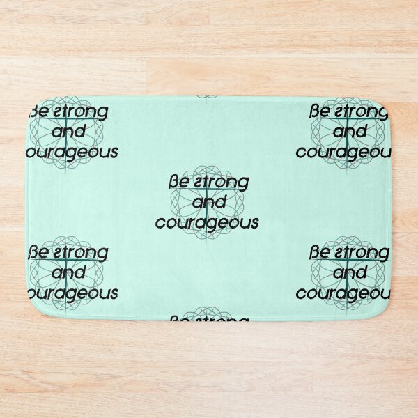 Item preview, Be Strong and Courageous designed and sold by lillyaura-art.