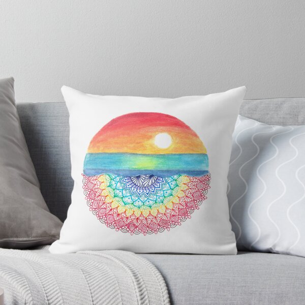 Artikelvorschau, Buntes Mandala bei Sonnenuntergang entworfen und verkauft von DesignPMG.