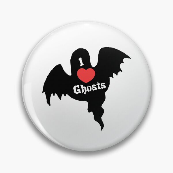 Item preview, I Love Ghosts designed and sold by GlitterandDecay.