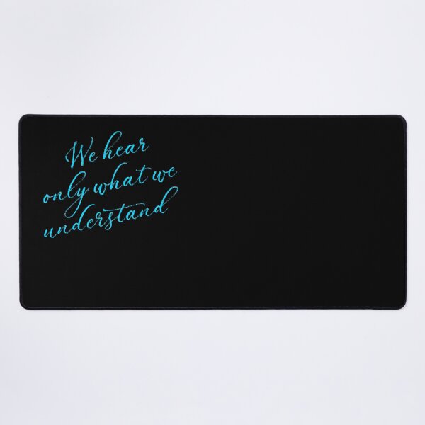 Item preview, We hear only what we understand. v.6 designed and sold by x1brett.