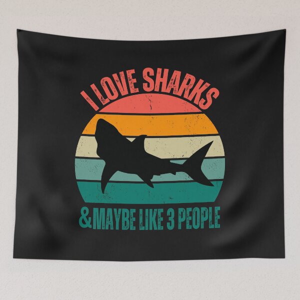 Item preview, Just love sharks and maybe 3 people designed and sold by erozzz.