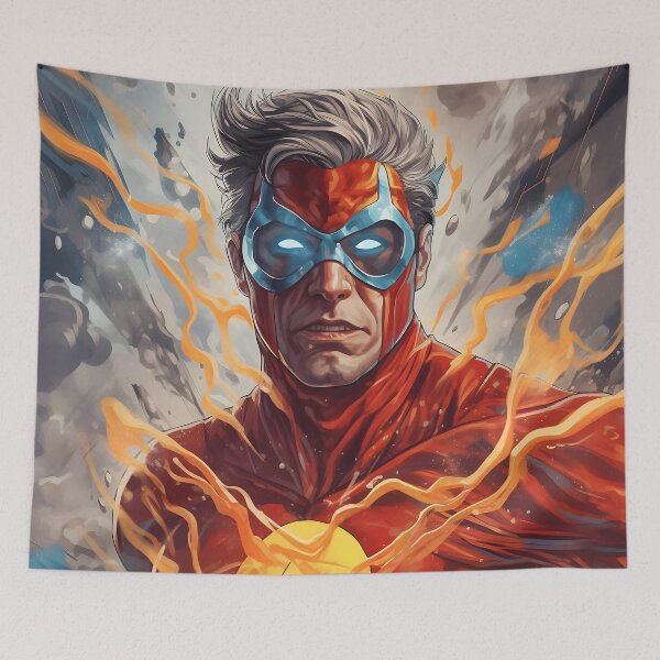 Item preview, Male Superhero Intimidating Stare designed and sold by dcrc.