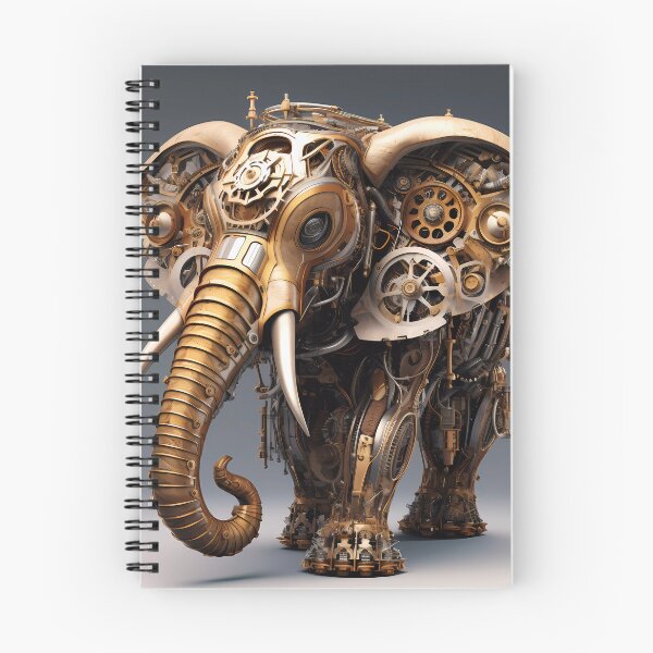 Item preview, "Steampunk Elephant" designed and sold by Art-Vortex-fr.