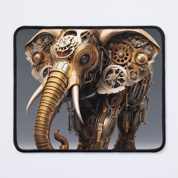 Item preview, "Steampunk Elephant" designed and sold by Art-Vortex-fr.