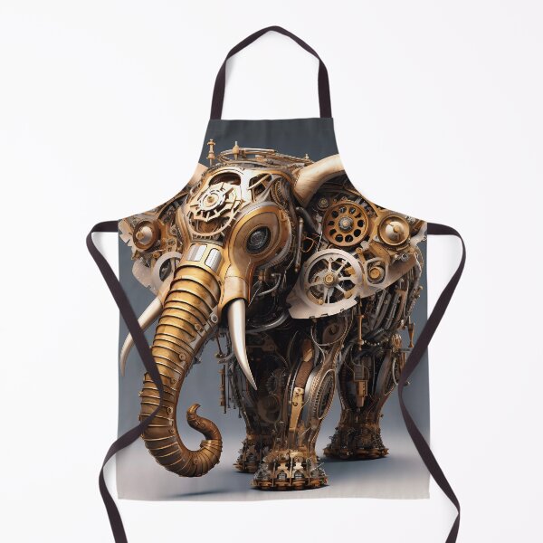 Item preview, "Steampunk Elephant" designed and sold by Art-Vortex-fr.
