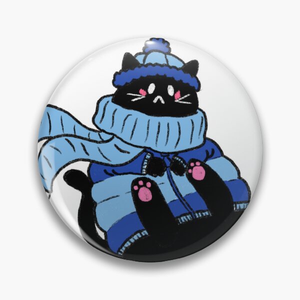 Item preview, Blue scarf kitty designed and sold by Moonmothman11.