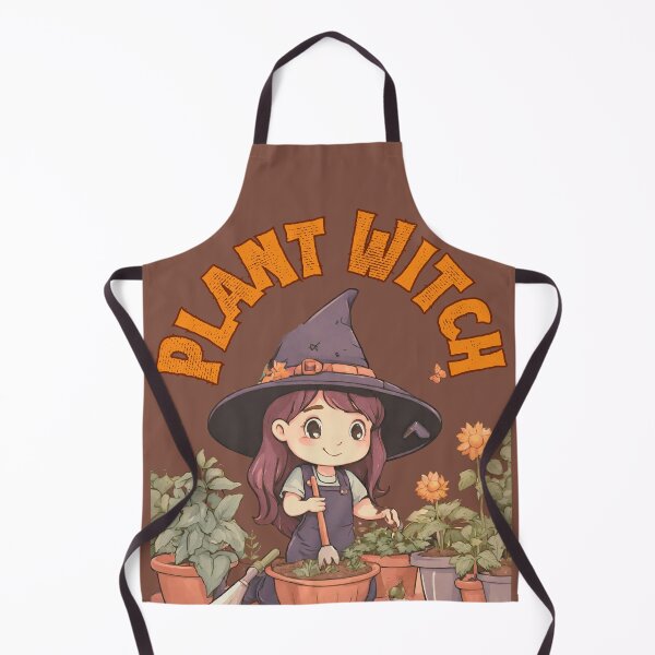 Item preview, A cute plant-lover Witch designed and sold by Mariana Piana.