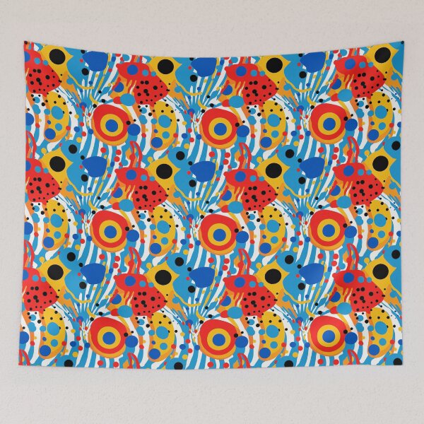 Item preview, Abstract Shapes Pop Art Pattern designed and sold by ShantyShawn.