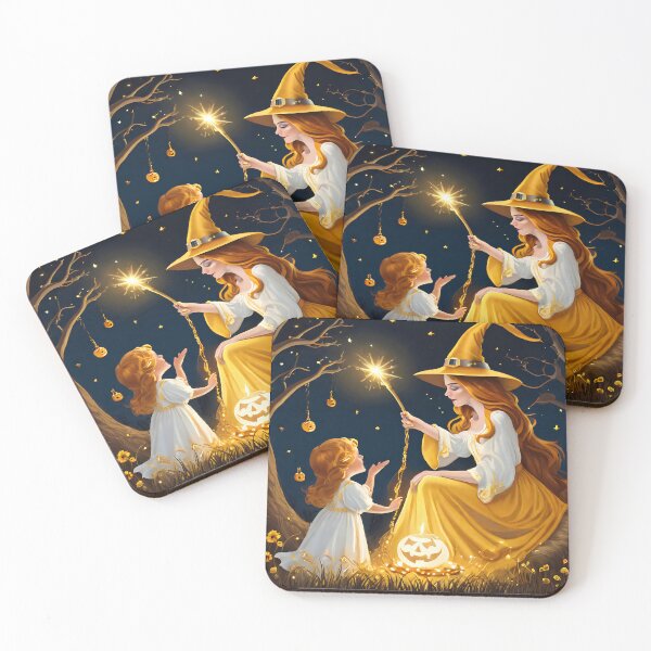 Item preview, Good Witch Watching Over Child designed and sold by KoliBabb.