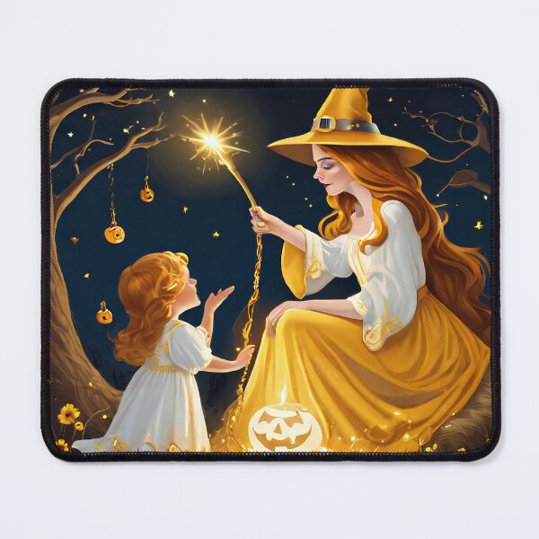 Item preview, Good Witch Watching Over Child designed and sold by KoliBabb.