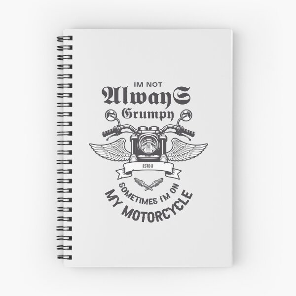 Item preview, i'm not always grumpy sometimes i'm on my motorcycle designed and sold by benaouichShop.