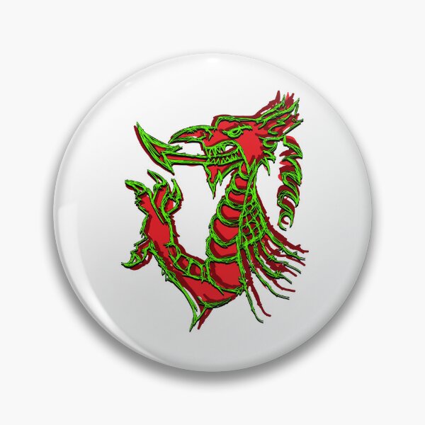 Item preview, Welsh dragon designed and sold by LostintheLines.