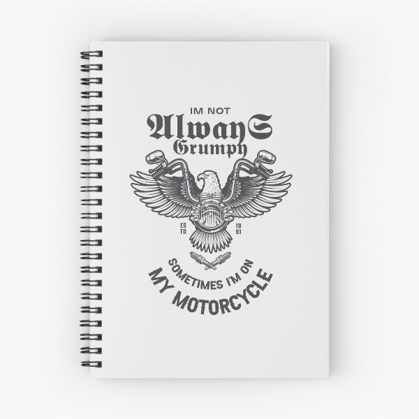 Item preview, motor,i'm not always grumpy sometimes i'm on my motorcycle designed and sold by benaouichShop.