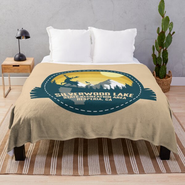 Item preview, Silverwood Lake State Recreation Area California - CA Retro Souvenir Badge designed and sold by mountainfad.