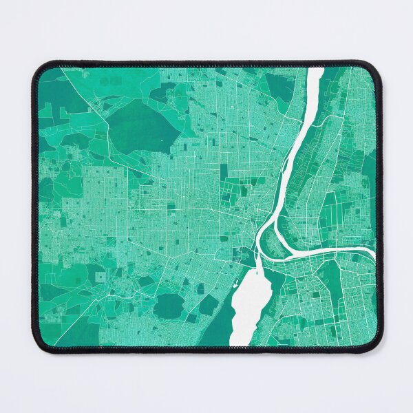 Item preview, Omdurman City Map of Sudan - Watercolor designed and sold by deMAP.