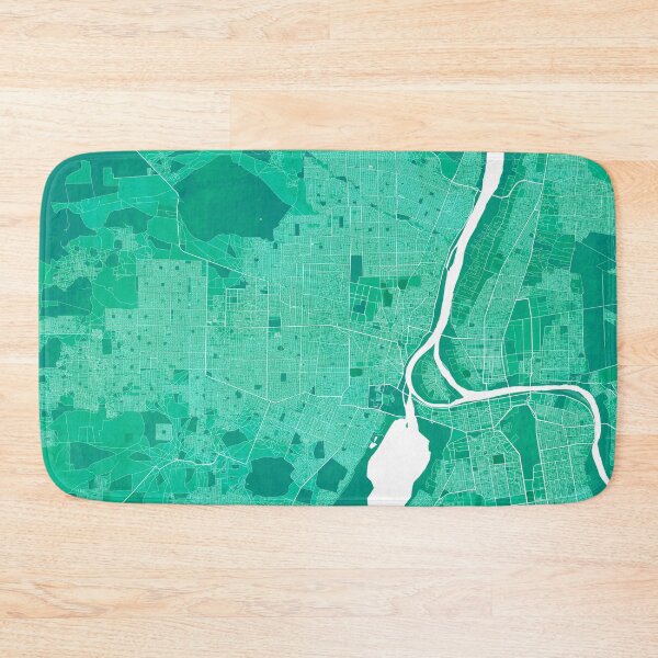 Item preview, Omdurman City Map of Sudan - Watercolor designed and sold by deMAP.