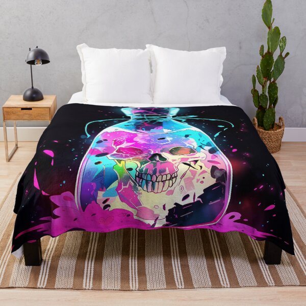 Item preview, "Infectious Neon Skull" designed and sold by Art-Vortex-fr.