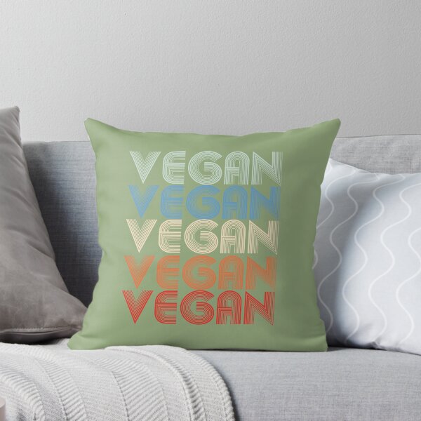 Item preview, Vida vegana retro basada en plantas veganas designed and sold by ArtMeetsPizza.