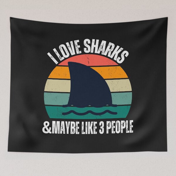 Item preview, Love sharks and maybe 3 people designed and sold by erozzz.
