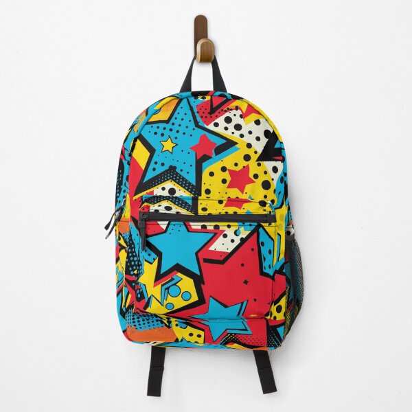Item preview, Vibrant Abstract Pop Art Stars Pattern designed and sold by ShantyShawn.