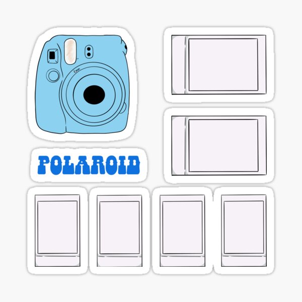 Polaroid Stickers, Redbubble