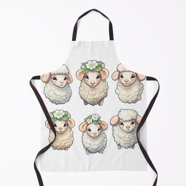 Item preview, Sticker Pack Of Sheep designed and sold by NicolasGlowArt.
