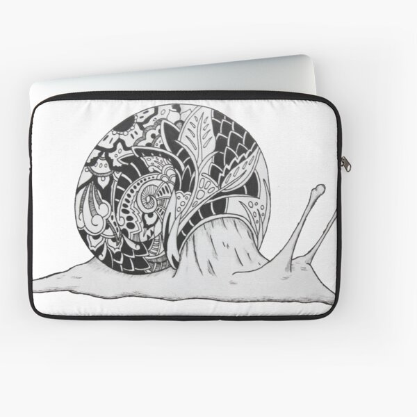 Snail Pattern Laptop Sleeve