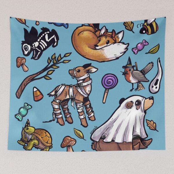 Item preview, Play Forest Animals for Halloween designed and sold by YazminCityArts.