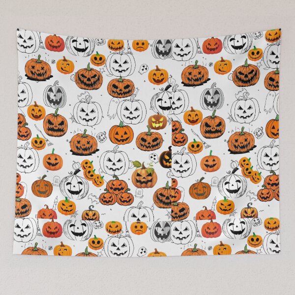 Item preview, Pumpkin Patch Patterns designed and sold by ColorFlick.