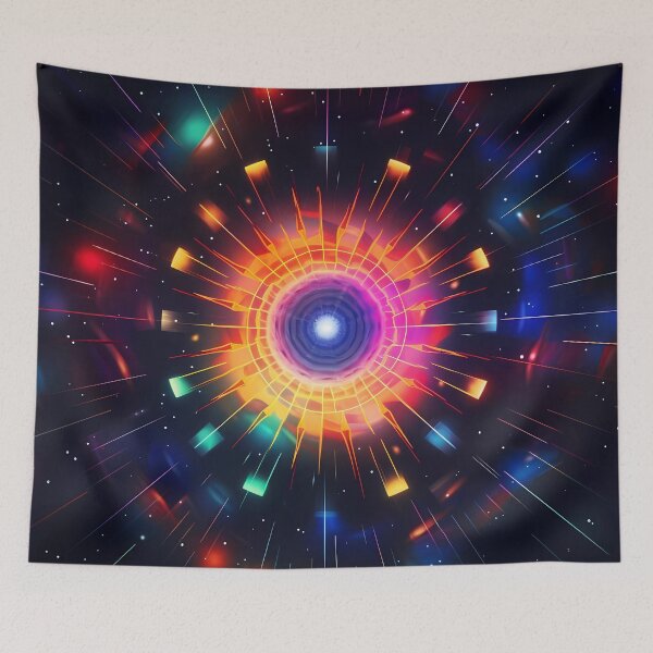 Item preview, “Trippy Techno Visions” designed and sold by Art-Vortex-fr.