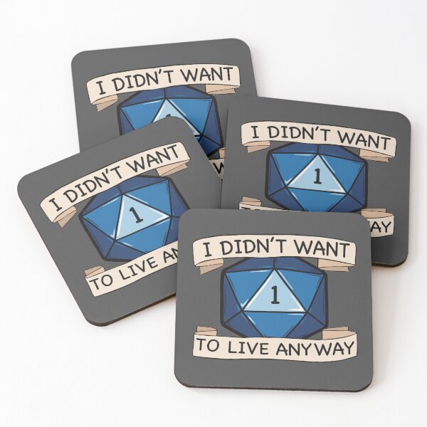 Item preview, D20 DnD Dice Sarcasm designed and sold by Skull Fern.
