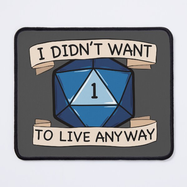 Item preview, D20 DnD Dice Sarcasm designed and sold by Skull Fern.