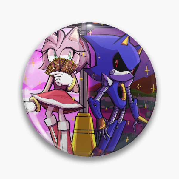 Item preview, Sonic CD anniversary ☆ Amr Rose ☆ Metal Sonic designed and sold by MetaruCD.