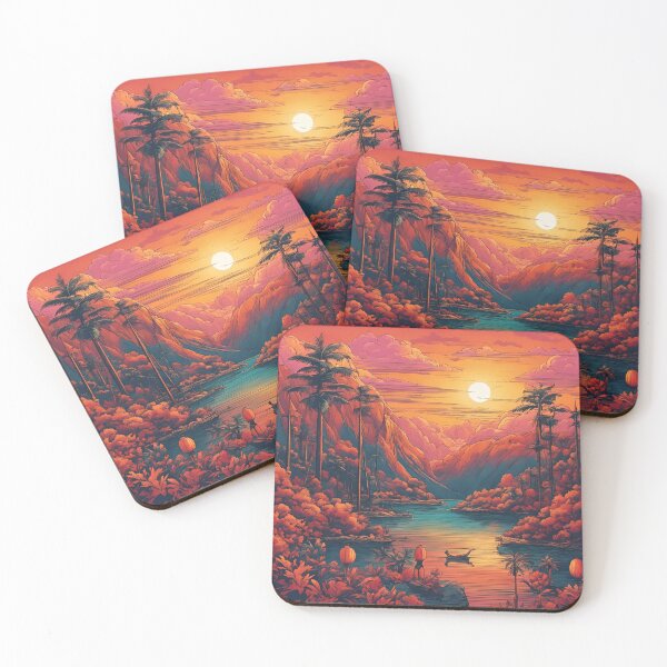 Item preview, Serene Sunset designed and sold by AccordingtoAI.