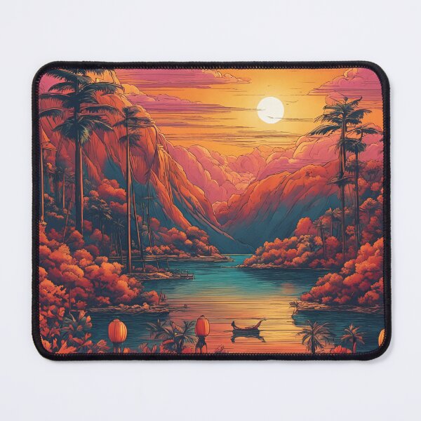 Item preview, Serene Sunset designed and sold by AccordingtoAI.