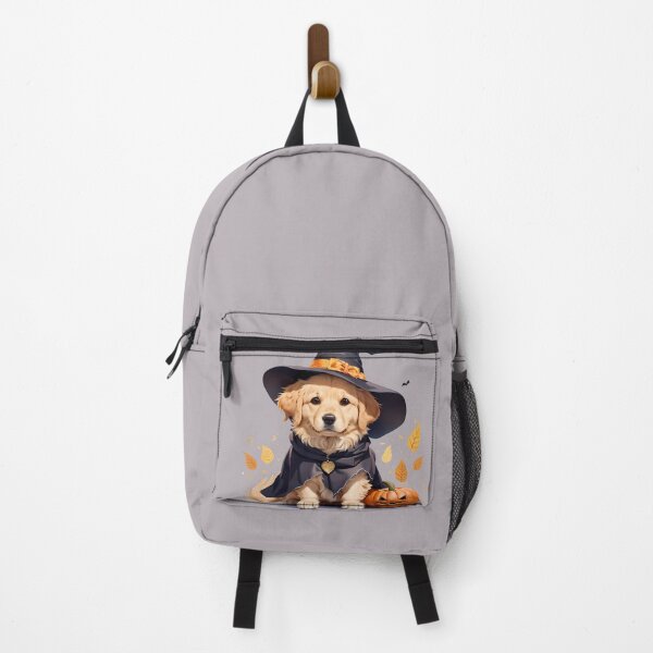 Item preview, Witchy Golden Retriever Pup designed and sold by DevushkaStore.