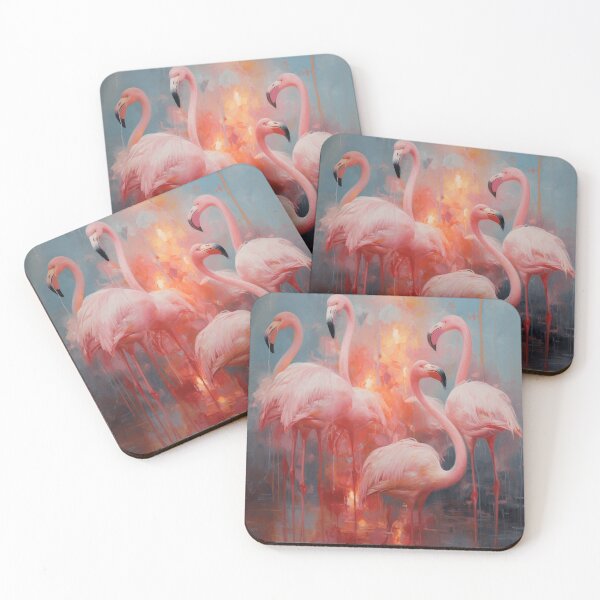 Item preview, Flamingo on fire designed and sold by windylize.