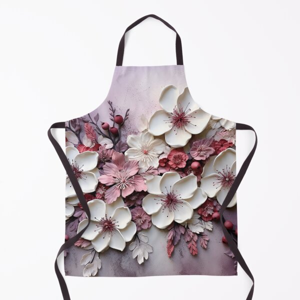 Item preview, 3 dimensional colorful flowers art print designed and sold by dcrc.