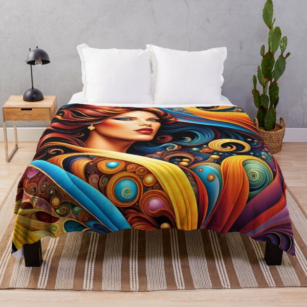 Item preview, Woman Surrounded by Fractal Designs designed and sold by Caehleb.