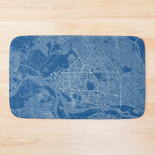 Item preview, N'Djamena City Map of Chad - Blueprint designed and sold by deMAP.