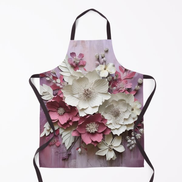 Item preview, 3 dimensional colorful flowers art print designed and sold by dcrc.
