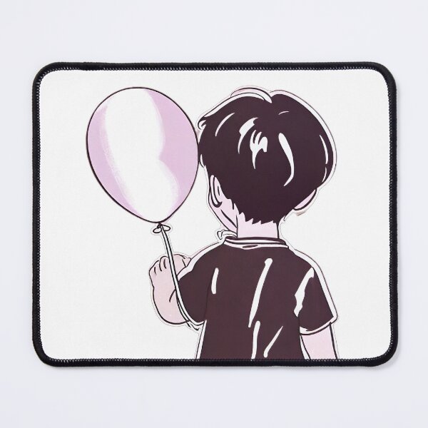 Item preview, little boy with balloon designed and sold by jo-heyme.
