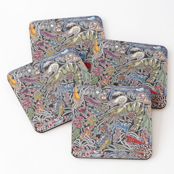 Item preview, Prawns, gambas and shrimps for ocean lovers, marine biologists and scuba divers designed and sold by chloeyzoard.
